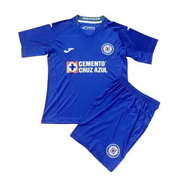 Maillot Football Cruz Bleu Domicile Enfant 2020-21 Bleu